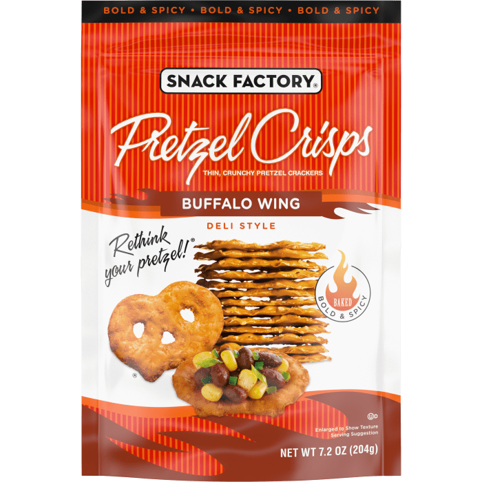 Buffalo Wing Pretzel Crisps