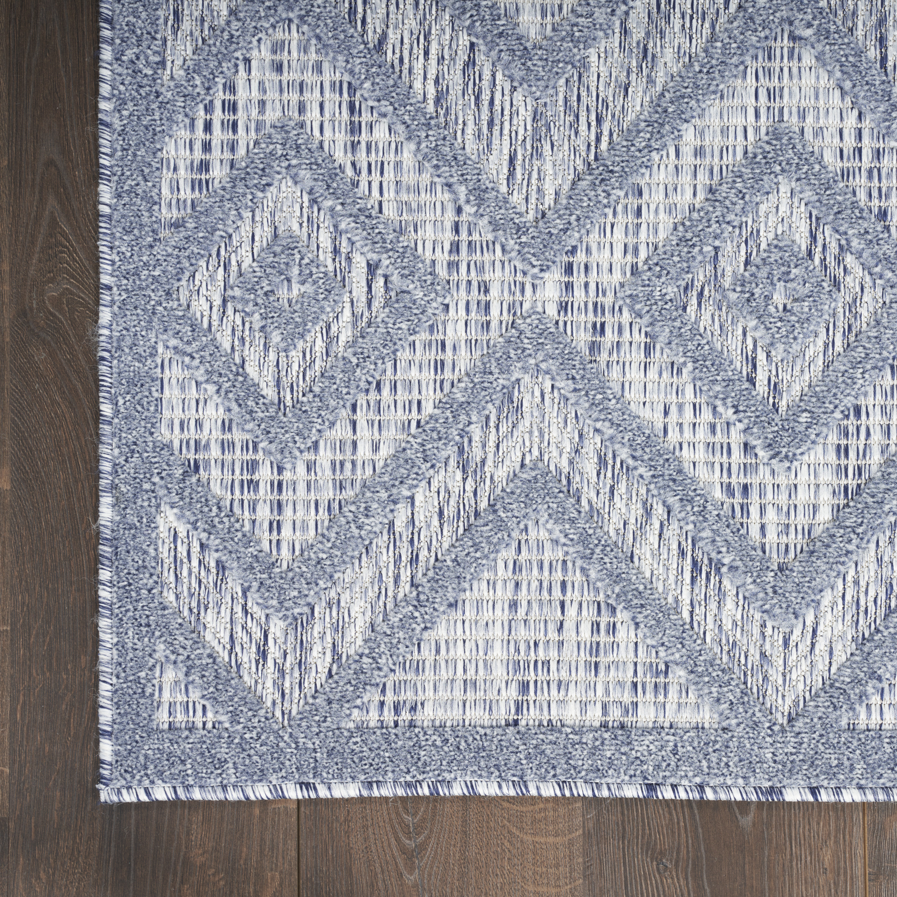 Nourison Versatile 7' x 10' Denim Blue Modern Rug
