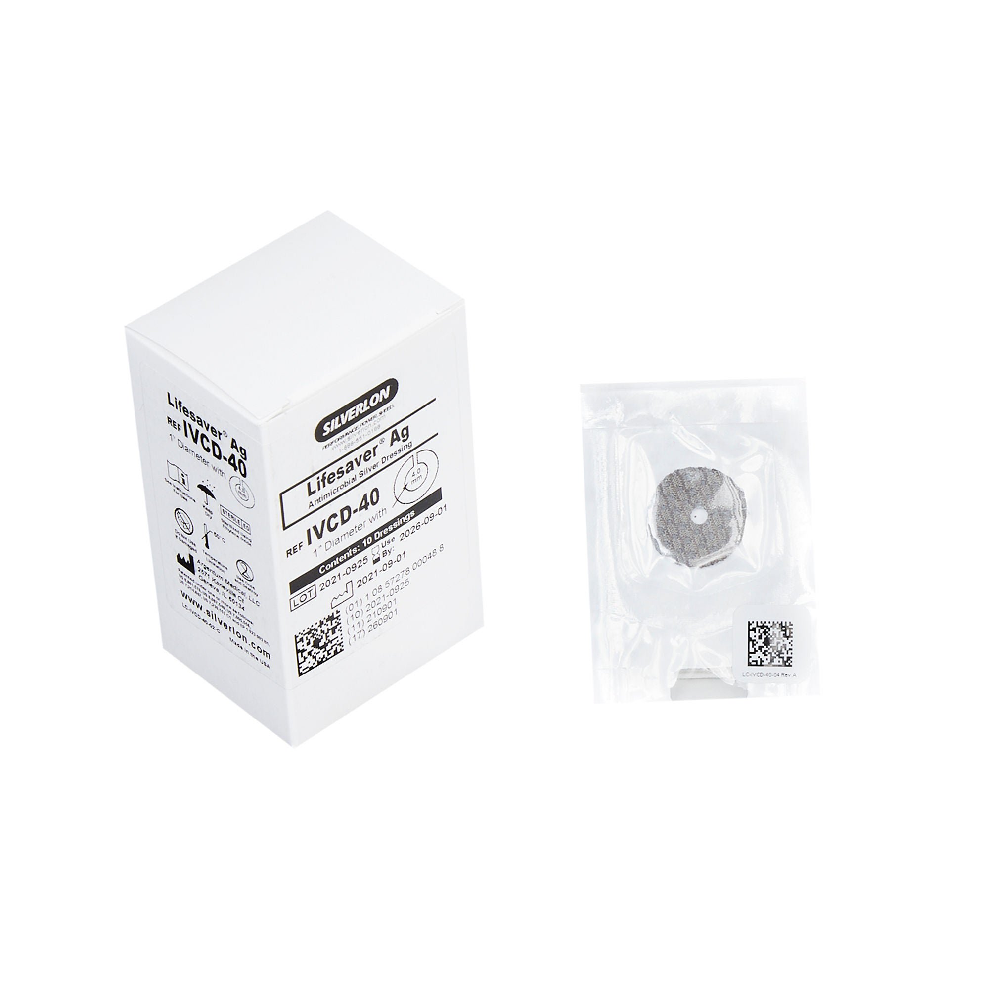 Bravida Medical DRESSING, SILVERLOIN 1X1 4MM (10/BX)