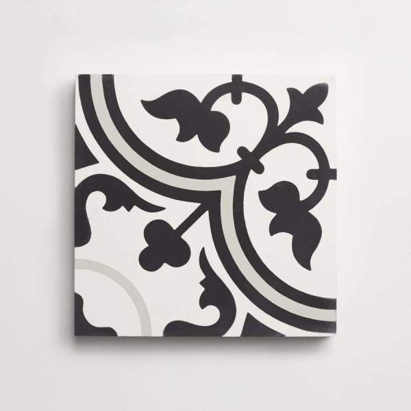 cement | four leaf clover | white, black + ash 