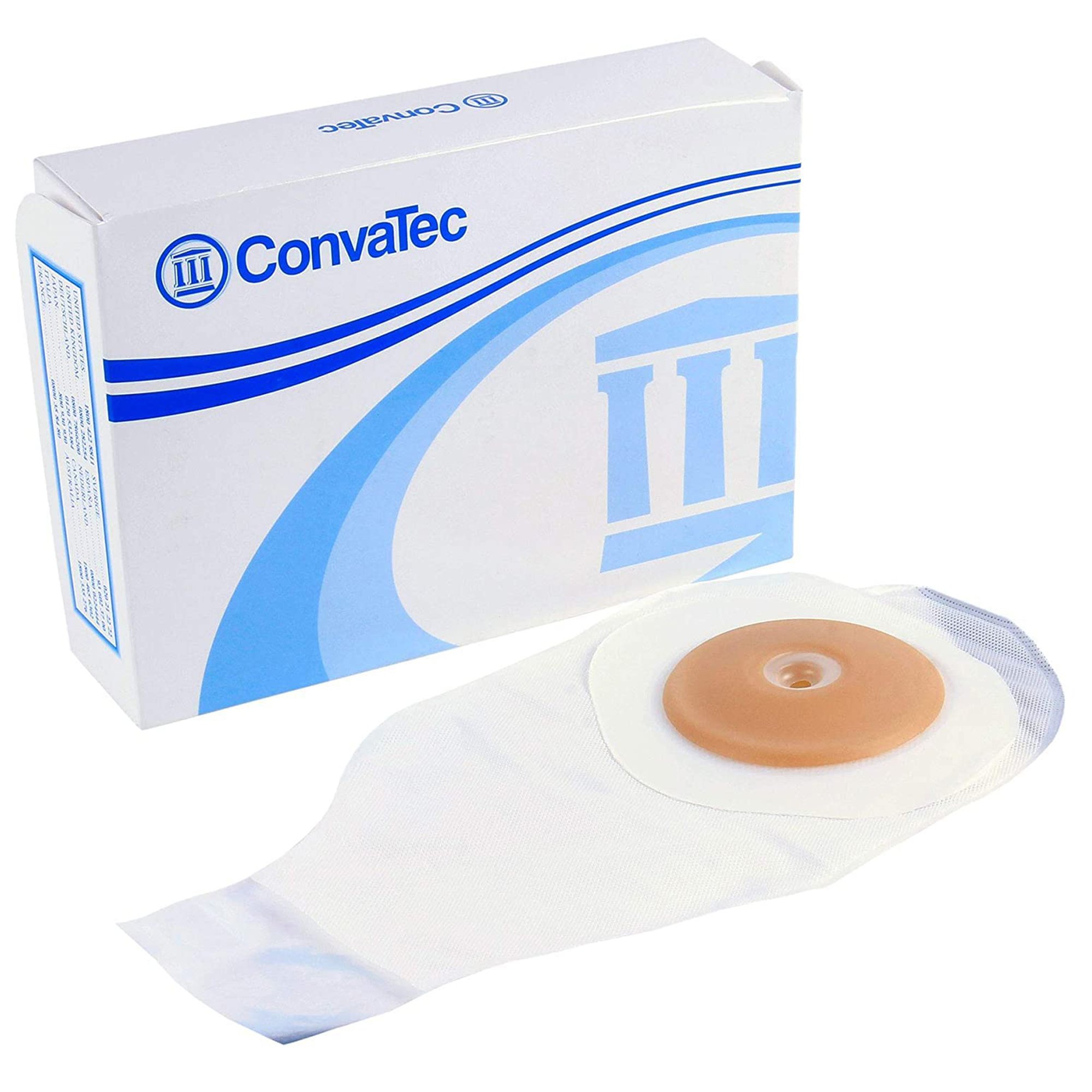 ActiveLife One-Piece Transparent Colostomy Pouch, 12-Inch Length, 1-Inch Stoma MK 208749