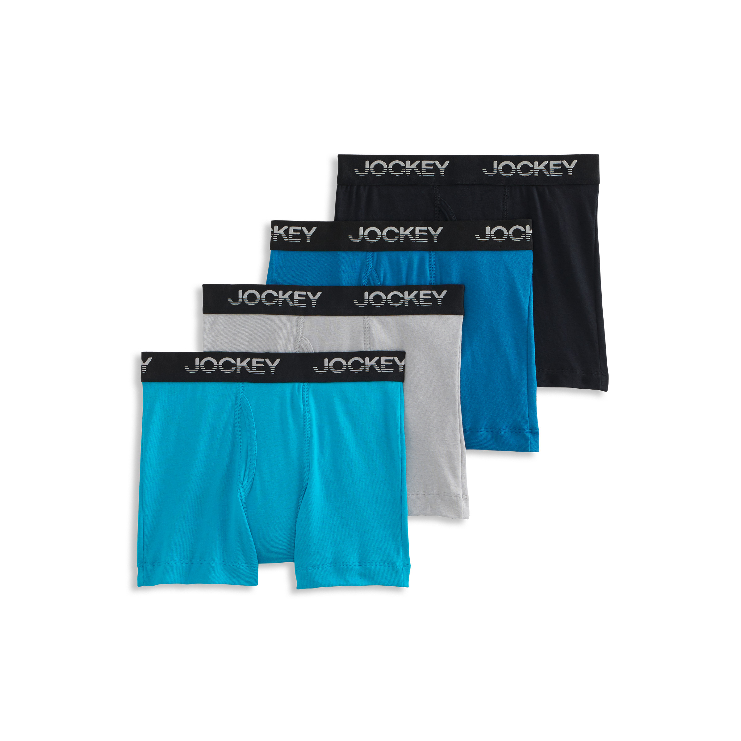 Jockey Boys' Cotton Blend Boxer Brief - 4 Pack - Picture 2 of 7