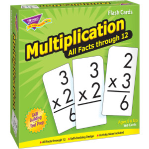 Multiplication 0-12 All Facts Skill Drill Flash Cards