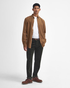 Stretch Cord Tailored Trousers Forest