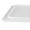 Blank Miramar® resin template for Miramar contemporary food pans in white stone
