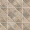 Galway Taupe 8×8 Medallion Pattern