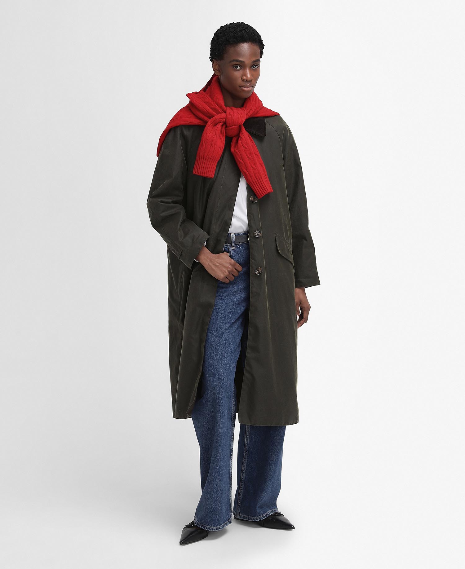 Barbour The Edit by Alexa Dorothy Waxed Jacket image number 0