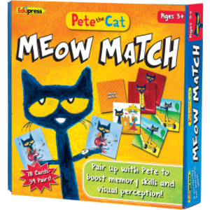 Pete the Cat Meow Match Game