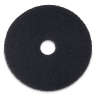 Boardwalk, Strip, Black, 20", Round Floor Pad