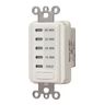 Electronic Countdown Timer with Preset Times, Light Almond