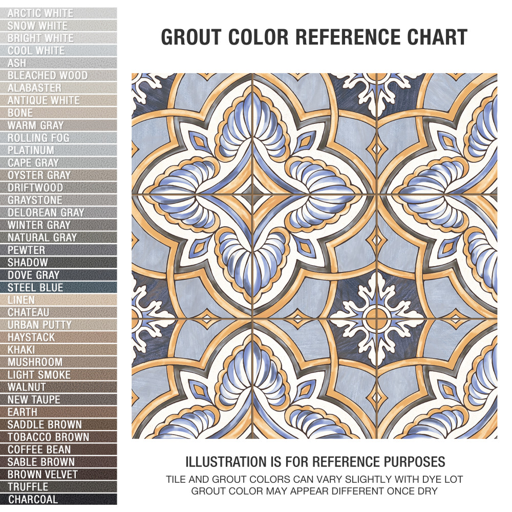 Sample – Harmonia Grove Blue Ceramic Floor and Wall Tile