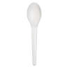 Eco-Products,Inc., Plantware Compostable Cutlery, Spoon, 6", Pearl White