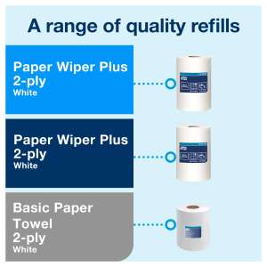 Tork, M2 Elevation,  Center Pull Towel Dispenser, Black