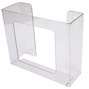 Impact, Safety Zone® Plastic Holder for Disposable Glove Boxes, 2 Boxes, Translucent