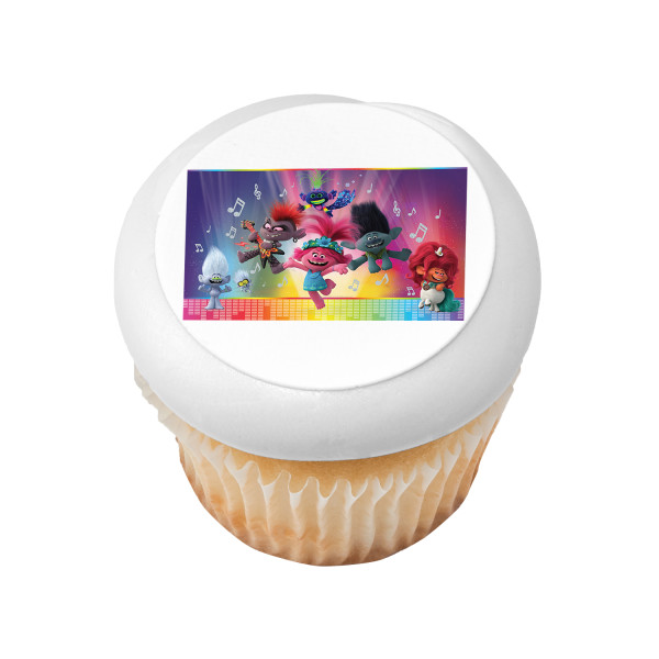 DreamWorks Trolls World Tour Great Vibes! PhotoCake® Edible Image®