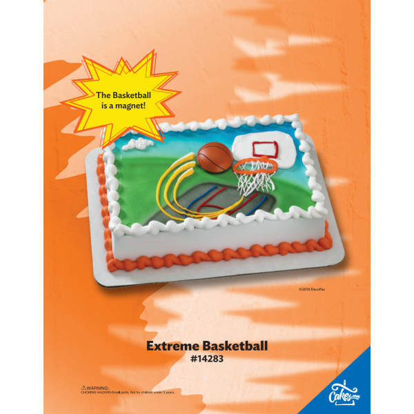 Extreme Basketball Decoset 1 4 Sheet Cake Tmoc Page DecoPac
