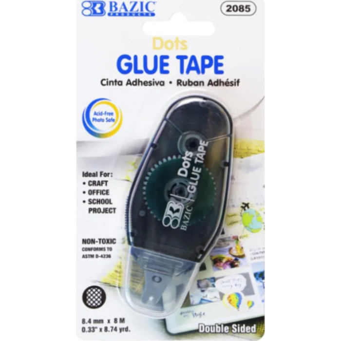 Permanent Dots Glue Tape, 8.4 mm x 8 m