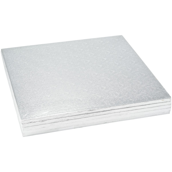 18" Square Silver Foil Cake Board