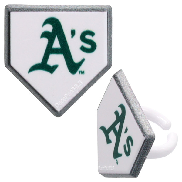 MLB® Home Plate Team Logo Cupcake Rings