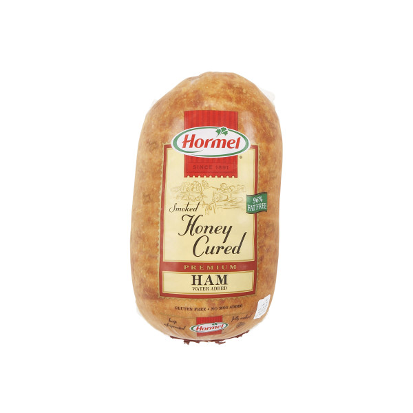 HORMEL(r) Smoked Honey Cured Premium Ham, Water Added, 2 pc . C1CB - Front Center Inner Pack (Hi Res)