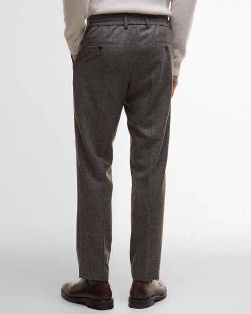 Kensington Check Trousers Brown