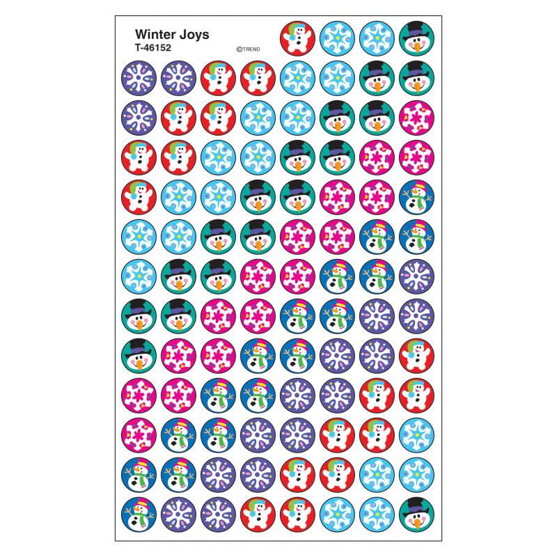 Winter Joys superSpots® Stickers, 800 ct