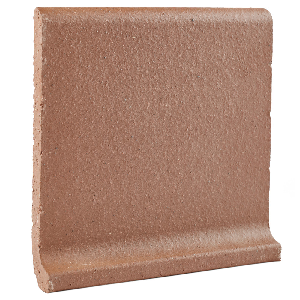 Lincoln Quarry Cove Base Mayflower Red 6 in. x 6 in. Ceramic Floor and Wall Trim