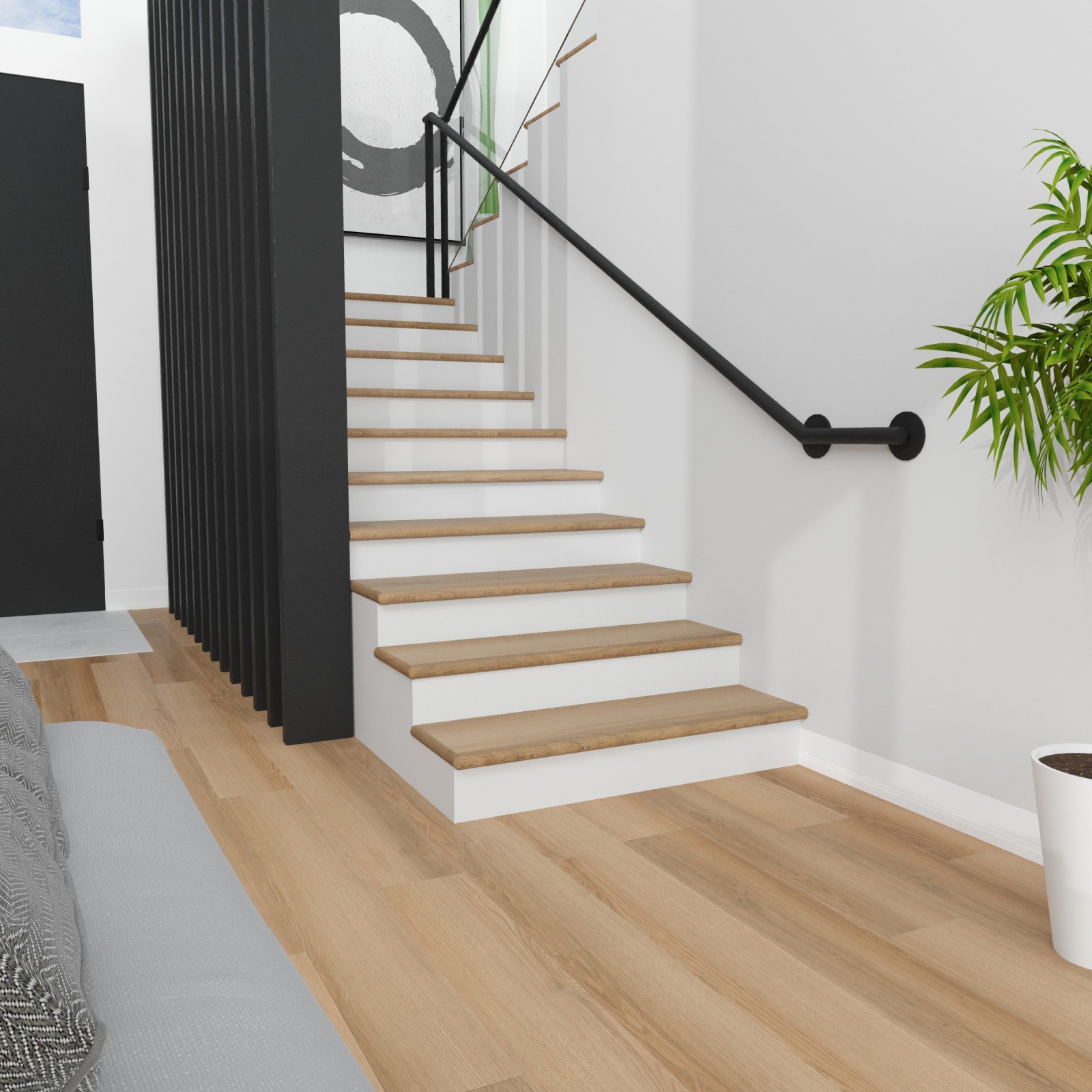 Shore Thing Stair Tread w/ Cap Vinyl Universal view 2