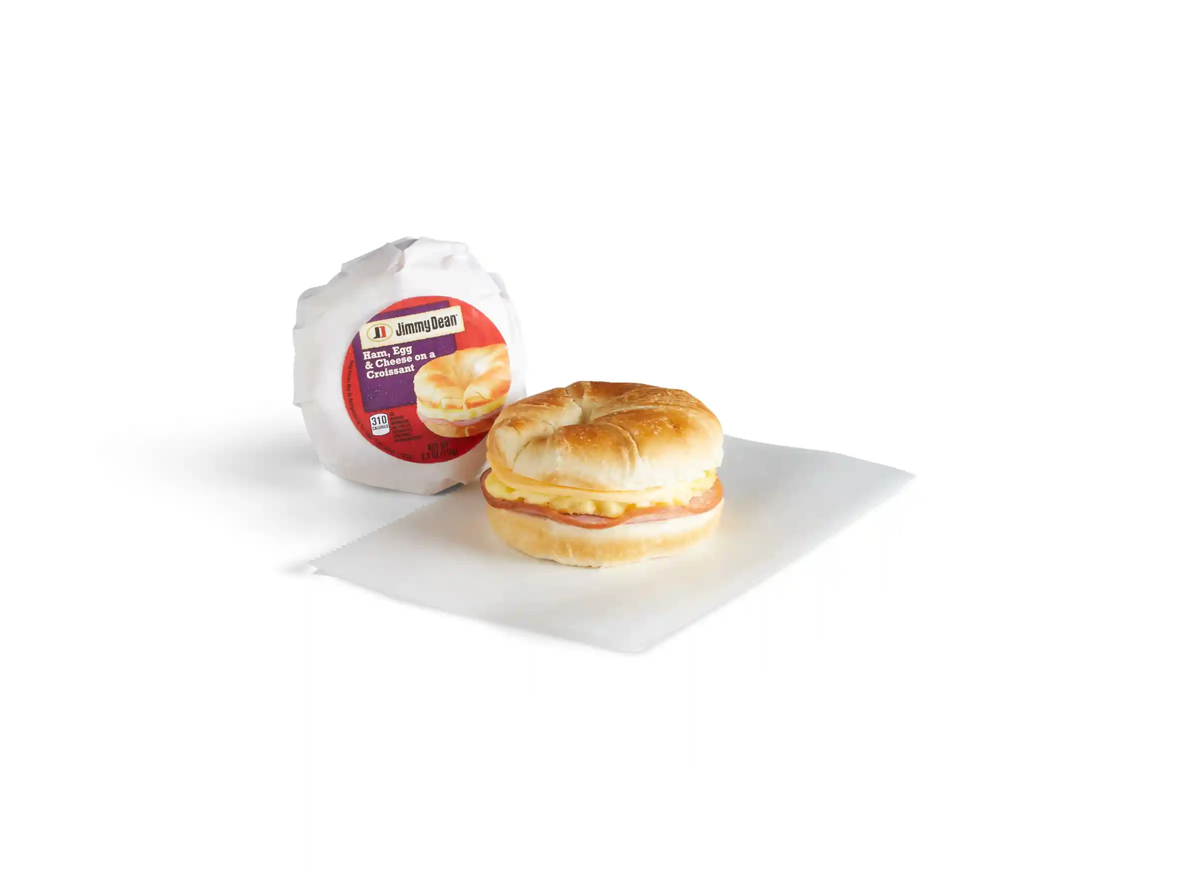 Jimmy Dean® Butcher Wrapped Ham, Egg and Cheese Croissant_image_01