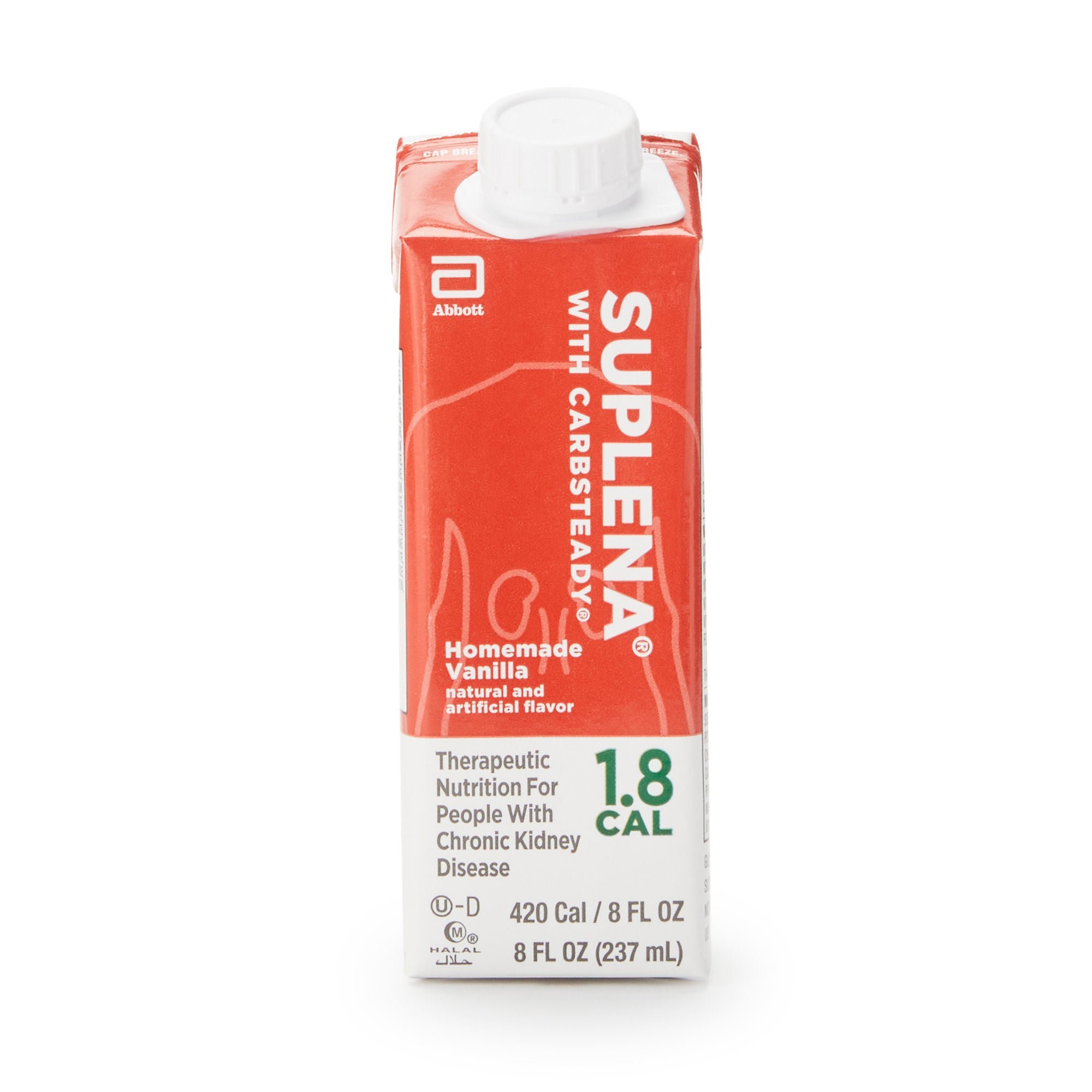 Suplena® with Carbsteady® Vanilla Nutrition for those w/ Chronic Kidney Disease