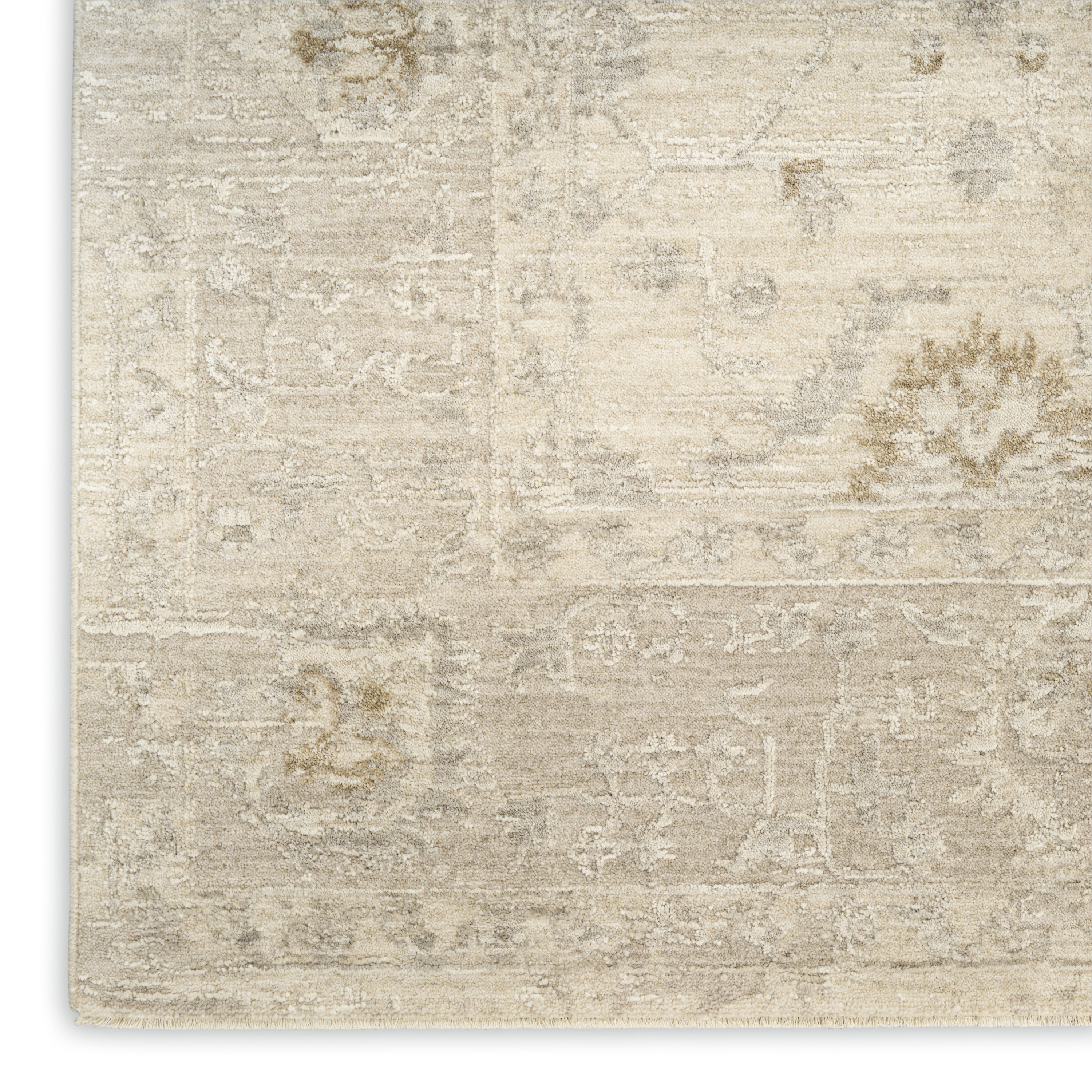 Nourison Moonlit 7'10" x 10'2" Ivory Grey Vintage Indoor Rug