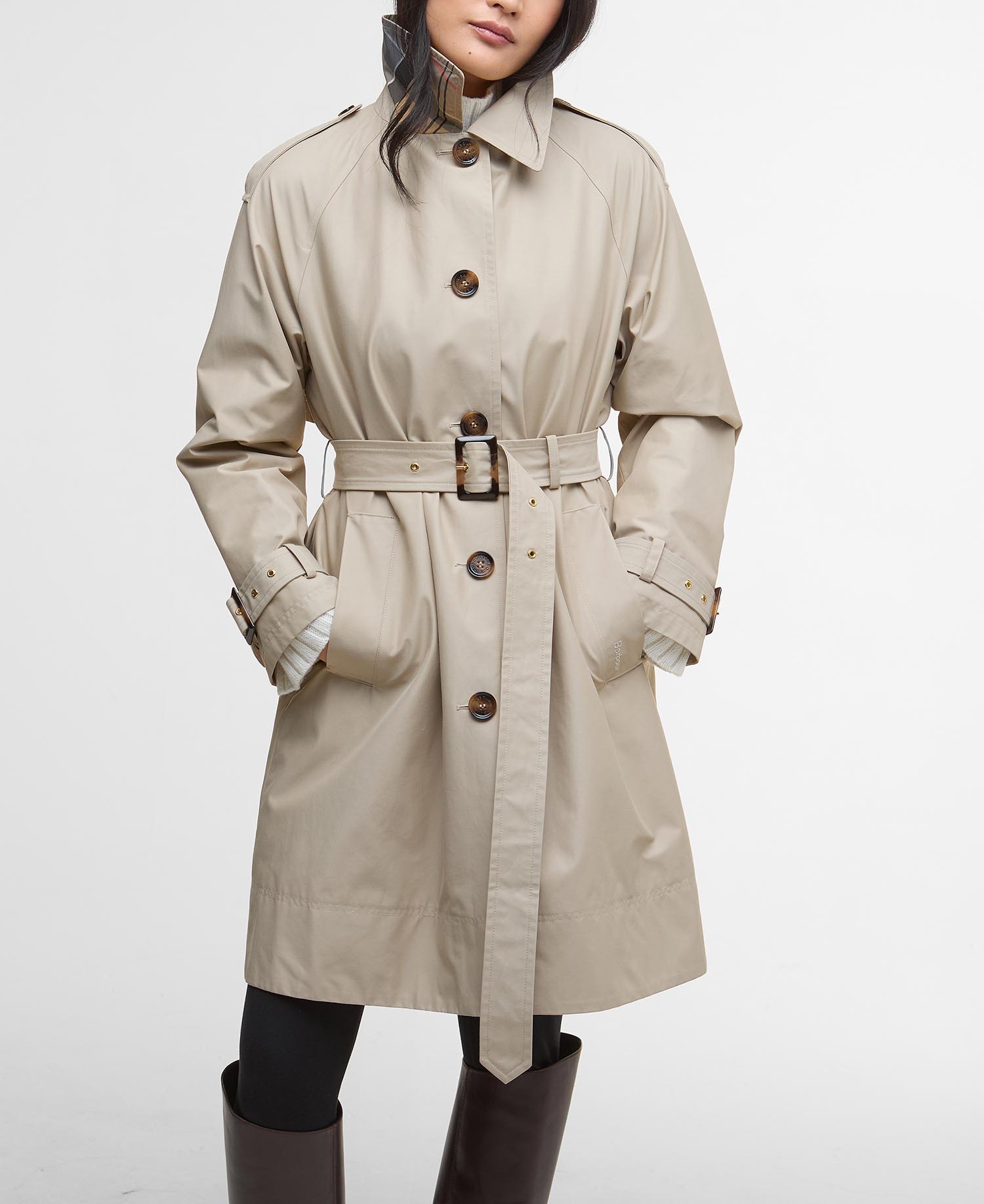 Maia Showerproof Trench Coat image number 4