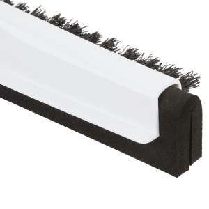 Unger, Sanitary Brush Floor, 22", Black, Rubber Squeegee