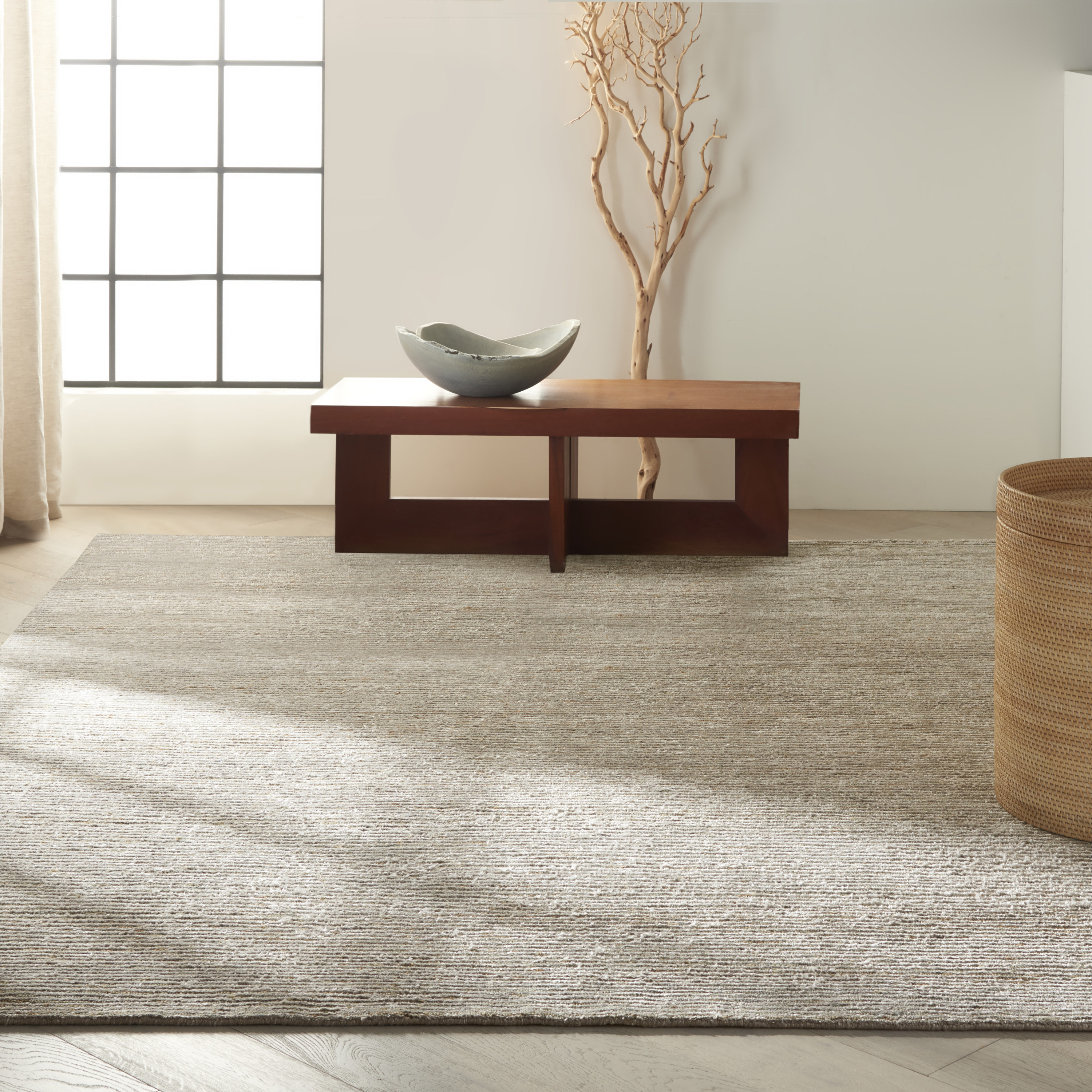 Calvin Klein Mesa 8' x 10' Hematite Modern Indoor Rug