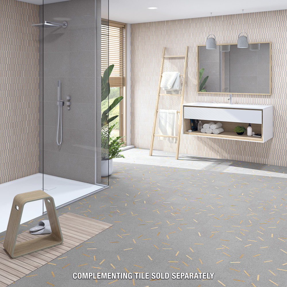 Komi Maolan Antracita 7-7/8 in. x 7-7/8 in. Porcelain Floor and Wall Tile