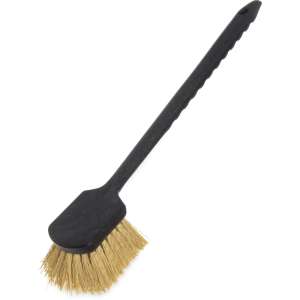Carlisle, Sparta®, 3in, Utility Scrub Brush with 20" Handle, Polypropylene Bristles, Black