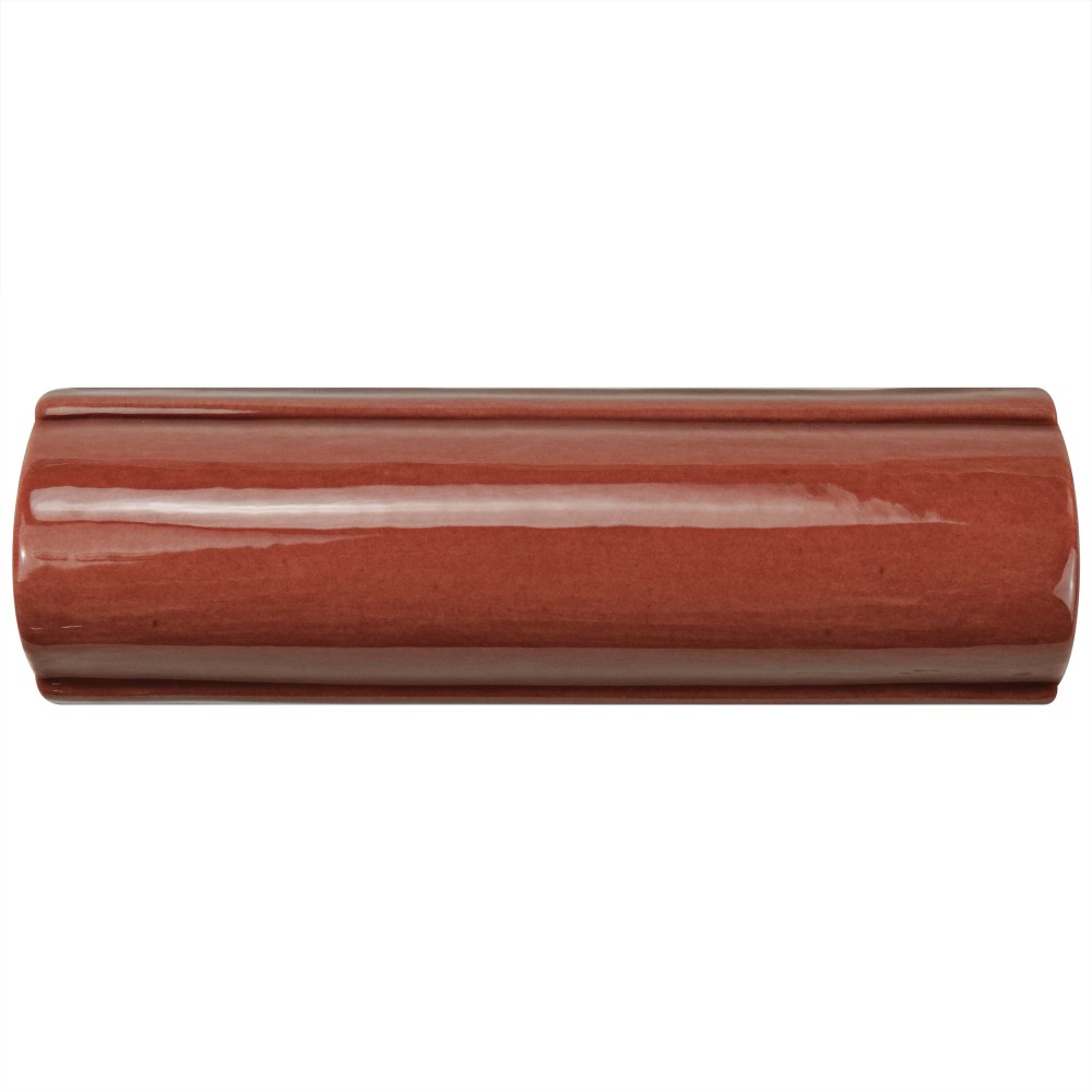 Novecento Bordura Burdeos 1-5/8 in. x 5-1/8 in. Ceramic Wall Trim