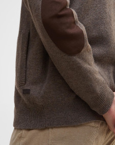 Maglione con zip Patch 