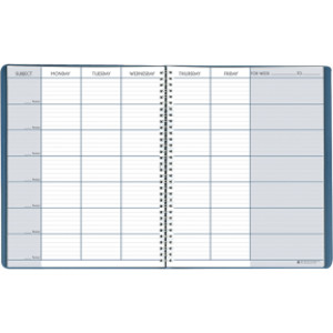 Teacher's Planner, 45 Weeks, Blue, 8-1/2" x 11"
