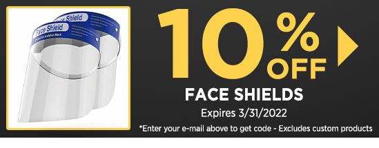 10% Off Face Shields