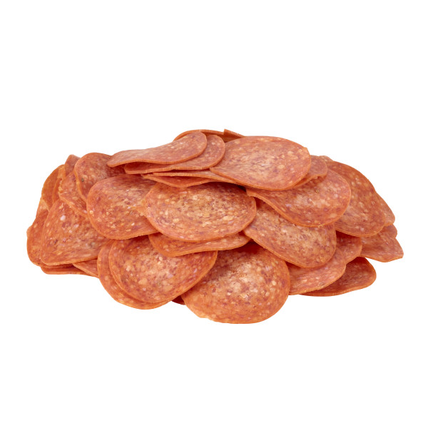 HORMEL(r) THE PERFORMANCE PEPPERONI(r), 16 slices per oz, 2/12.5 lb . C1C0 - Front Center Out of Package (Hi Res)