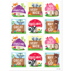 Woodland Friends Rewards Stickers