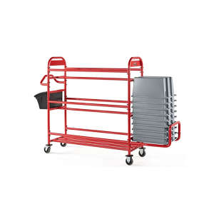 Rubbermaid Commercial, Tote Picking Cart Storage Bracket, Red