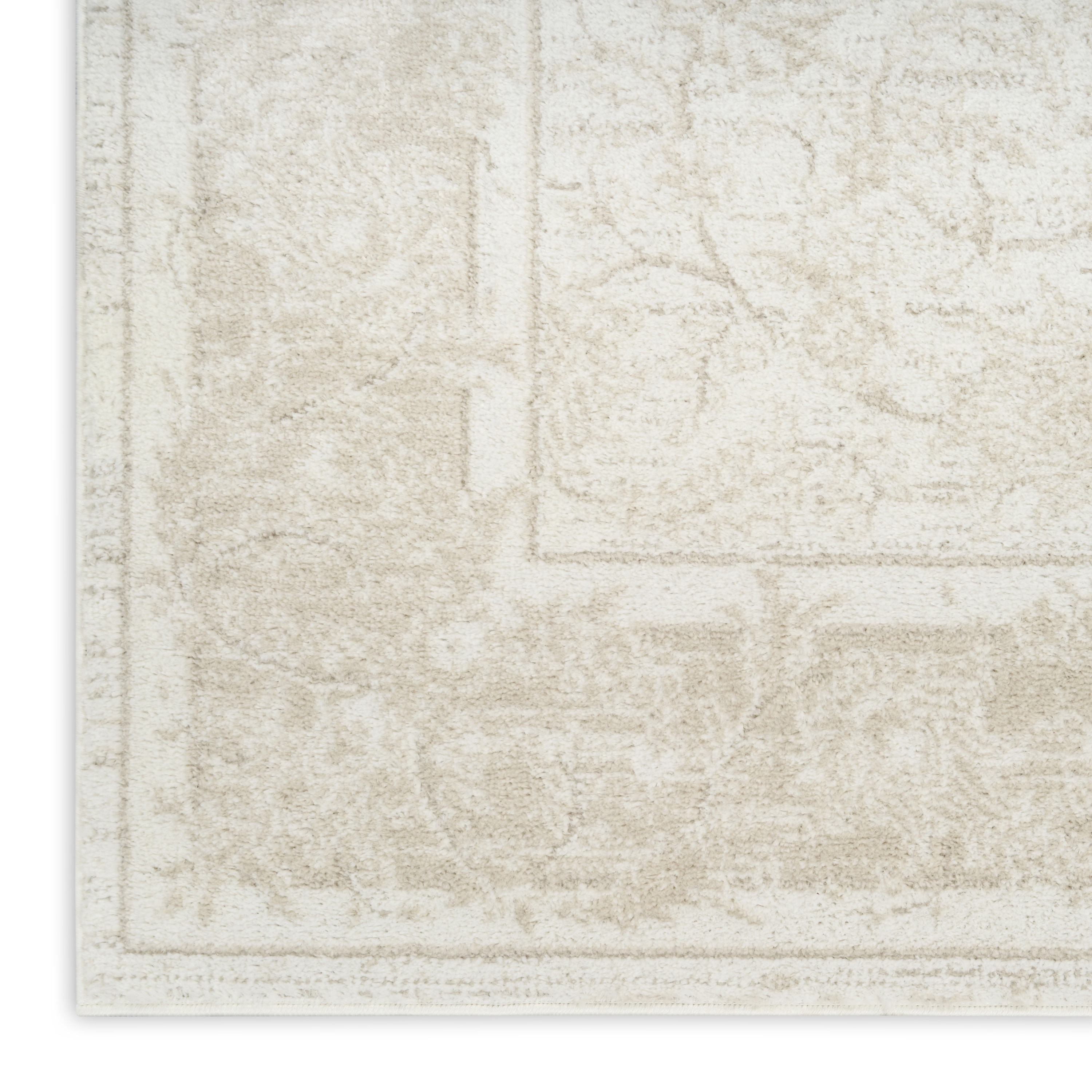 Nourison Dekor 5'3" x 7' Ivory Taupe Vintage Indoor Rug