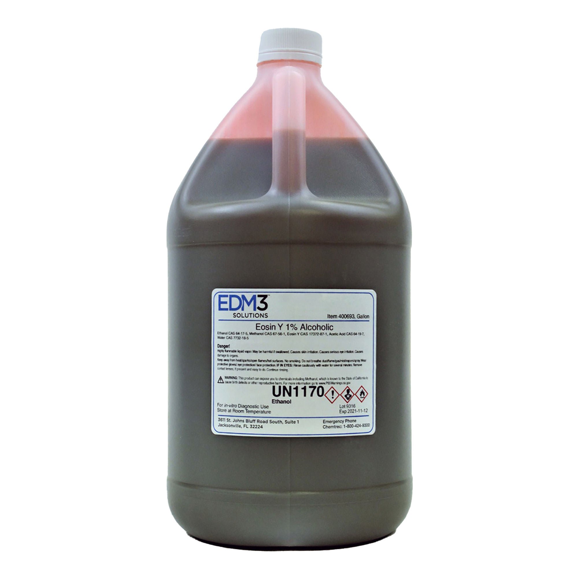 Eosin Y Stain 1% Alcoholic 1 gal.