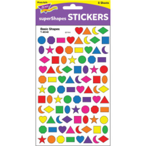 Basic Shapes superShapes Stickers, 800 ct