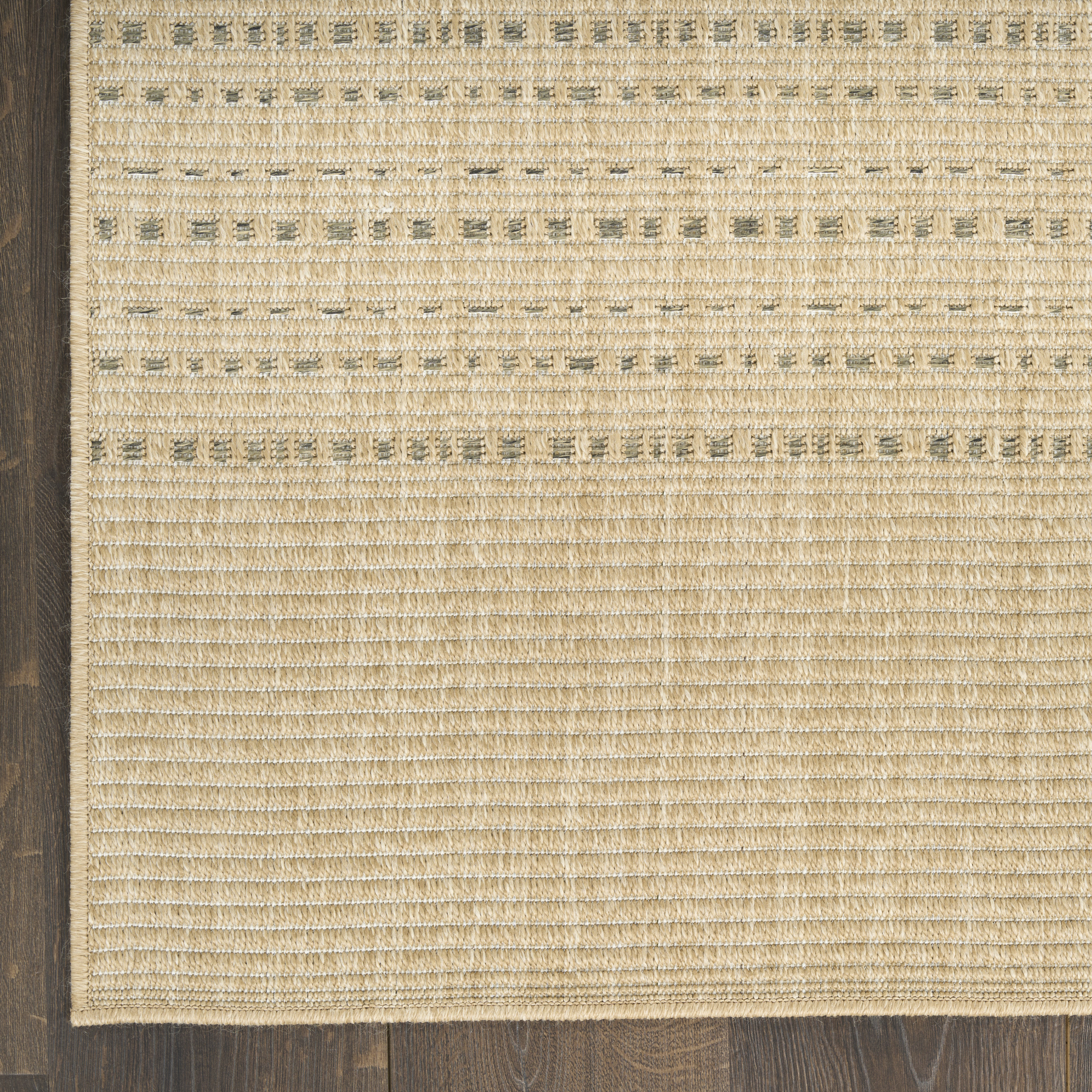 Nourison Tulum 9' x 12' Taupe Outdoor Rug