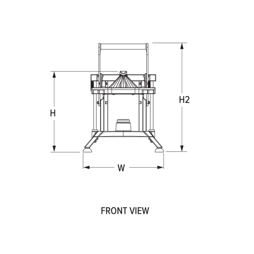 Engineering front view