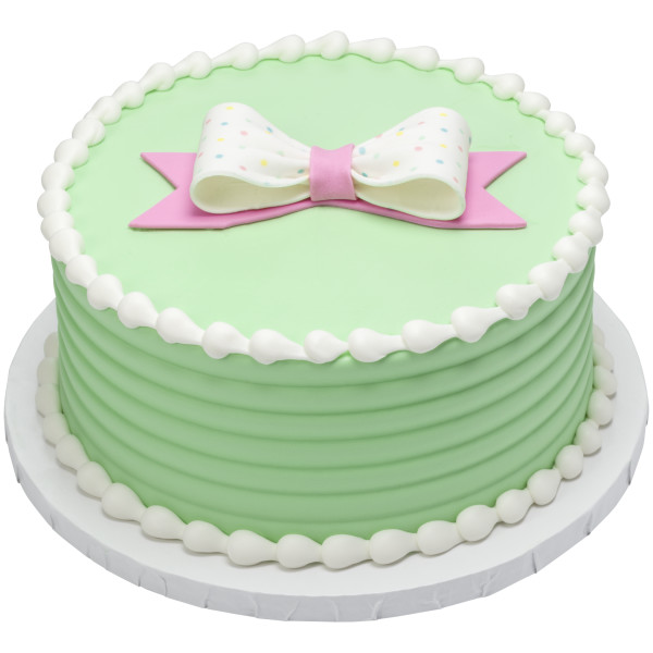 Pastel Dots Assortment Gum Paste Bows