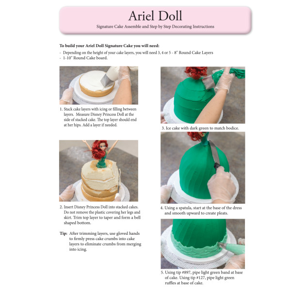 Disney Princess Ariel Doll Signature DecoSet® Flyer